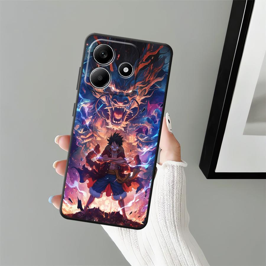 Cool Luffy Anime Case for Xiaomi Redmi Note 9s 10S 11 13 12 Pro Plus 10 9 8 Pro 11S 12S Funda Phone Cover