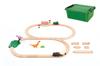 BRIO Dinosaurier-Kreuzungsset für 3+ Jahre und Holz Holzschienen Geschenk (34 Stück) 607900, hoch. [Spielzeug, Spielzeug, Schiene, Set], (Geburtstag/Weihnachten)]