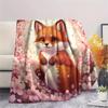 1 Pezzo Coperta in Flanella con Stampa Cartone Animato, Alta Qualità Confortevole per Tutte le Stagioni, Decorazione per la Casa, Calore e Comfort, Perfetta per Regalo di Natale Compleanno