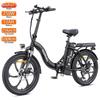 Electric Bicycle Foldable Hillmiles 20" 250W Motor City Ebike 36V 13AH Top Speed 25Km/h 7 Speed Load 120Kg MilePort 1