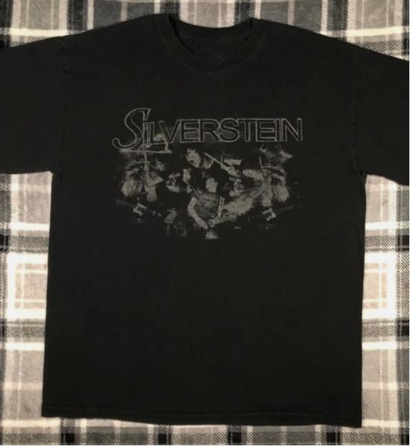 Vzácné Silverstein Band Černé 100% Bavlna Velikost S až 4XL Tričko Unisex Tričko