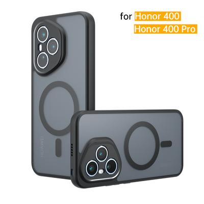 Pro Magsafe Nárazuvzdorné Matné Akrylové Pouzdro Pro Honor 400 Pro Tvrdý Magnetický Kryt pro Bezdrátové Nabíjení Pro Honor 400Pro Nárazníkový Kryt
