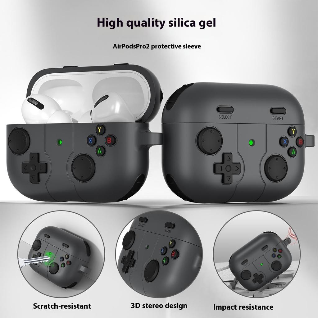 for Airpods Pro 3/Pro 2/4 Case Cover Game Console Design AirPod 4 Case Silicone Protective Cover For Apple AirPods Pro 3/Pro 2