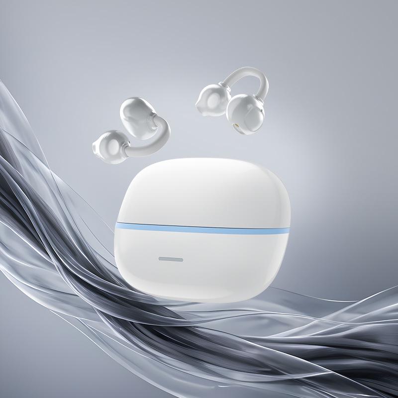 

2025 Bluetooth Clip-on Headphones: Waterproof, Noise-Cancelling, Long Battery, Sports Comfort, AI Translation, Sound Leak-Free.