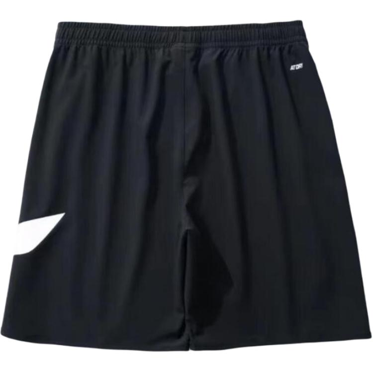 Li Ning Logo Quick-Dry Breathable Running Shorts Unisex Shorts Black YKSU157-2