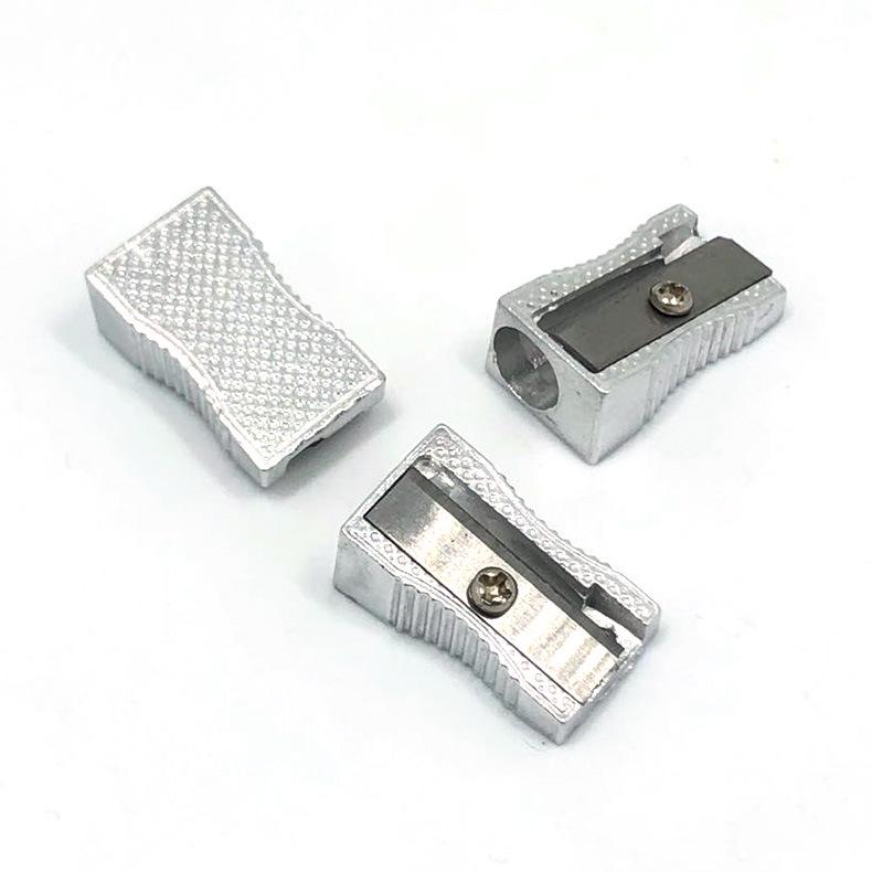 Creative Aluminum Alloy Single Hole Pencil Sharpener for Students