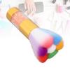 4pcs Manicure Duster Tool with Rhinestone Colourful Soft Thickened Ergonomic Nail Art Dust Remover Brush for Makeup