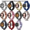 Compatible with Samsung Universal Watch45 & Huawei Watch3: Two-Section Milanese Stainless Steel Band, 20/22mm
