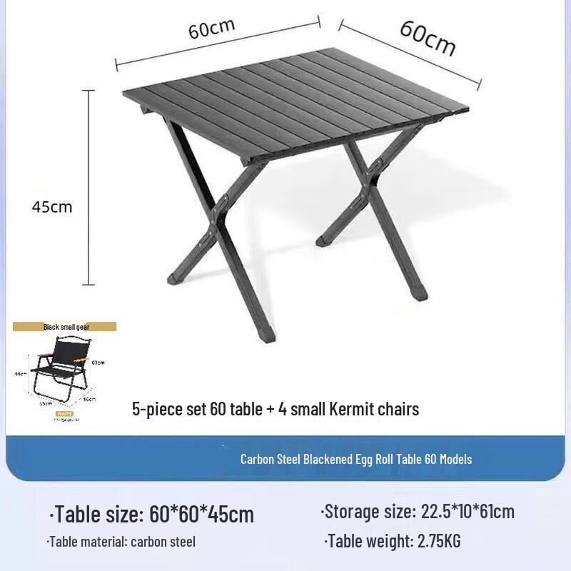 ZISIZ Outdoor Camping Table and Chair Set