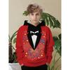 Christmas Tree Hoodies Snowflake Bow Tie 3D Print O-Neck Boys Girls Clothes Casual Christmas Party Sweatshirt Long Sleeve Tops