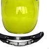 Burbuja 3 Broches, para Casco de Moto Abierto Parabrisas Universal Parabrisas Duradero