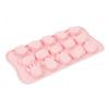 Cartoon Animal 15 Grid Push-Type Soft Bottom Ice Cube Mold Household Silicone Ice Tray Homemade Ice Cube Food Grade