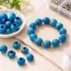Wooden Beads with Large Through Holes, 100 pcs for DIY Bracelet, Necklace, Keychain, and Clothing Decoration Projects