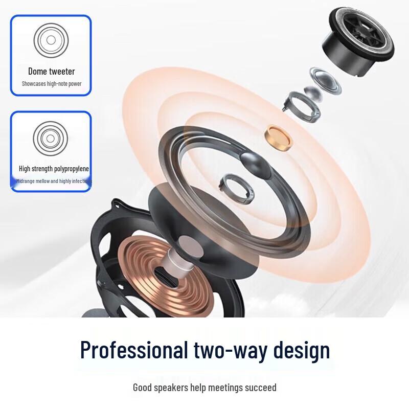 SAST 6.5-inch Coaxial Ceiling Speaker Set CN plug (adapter included)