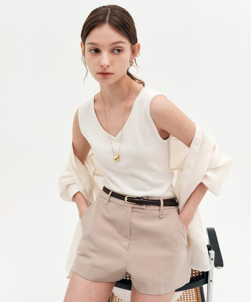 Lugkaeseuteu Daniel Basic V-Neck Sleeveless Knit / Daniel Basic V-Neck Sleeveless Knit_3Colors