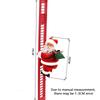 Electric Santa Claus Climbing Ladder Music Doll, Christmas Tree Hanging Ornaments, Decoration for Home, Navidad New Year Gift
