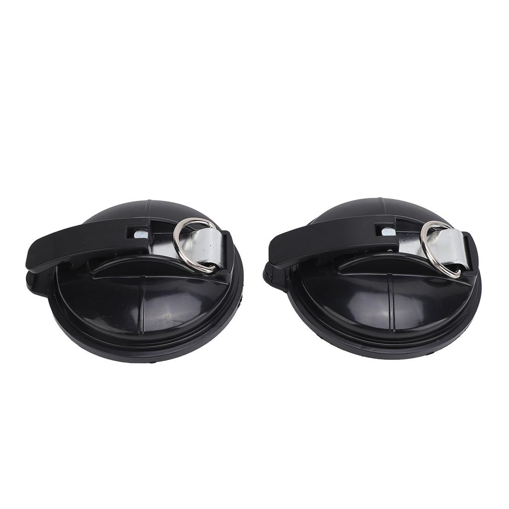 2pcs Rv Suction Cup Hooks Strong Hold Power Round Awning Suction Cup for T6 T5 T4 T6.1 Camper Caravan Motorhome Black