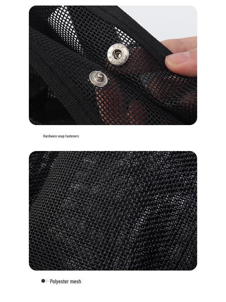 Große Netz-Strandtasche - Multifunktionale Reise-Handtasche für Badeanzüge und Spielzeug