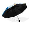 1 PC Automatic Folding Umbrella - Football Pattern, Portable & Foldable Design with 8 Ribs, Christmas Birthday Gifts