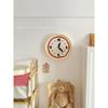 Modern Cream Style Silent Wall Clock for Living and Study Rooms