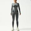 Ski Training Seamless Base Layer Set Autumn-Winter Warm Moisture-Wicking Quick-Dry Fitness Wear Simple Basic Style