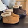 Ruodan Wool Potato Snow Boots Women's Winter 2025 New Small Potato Fluffy Short Boots Thick Sole Piled and Thickened