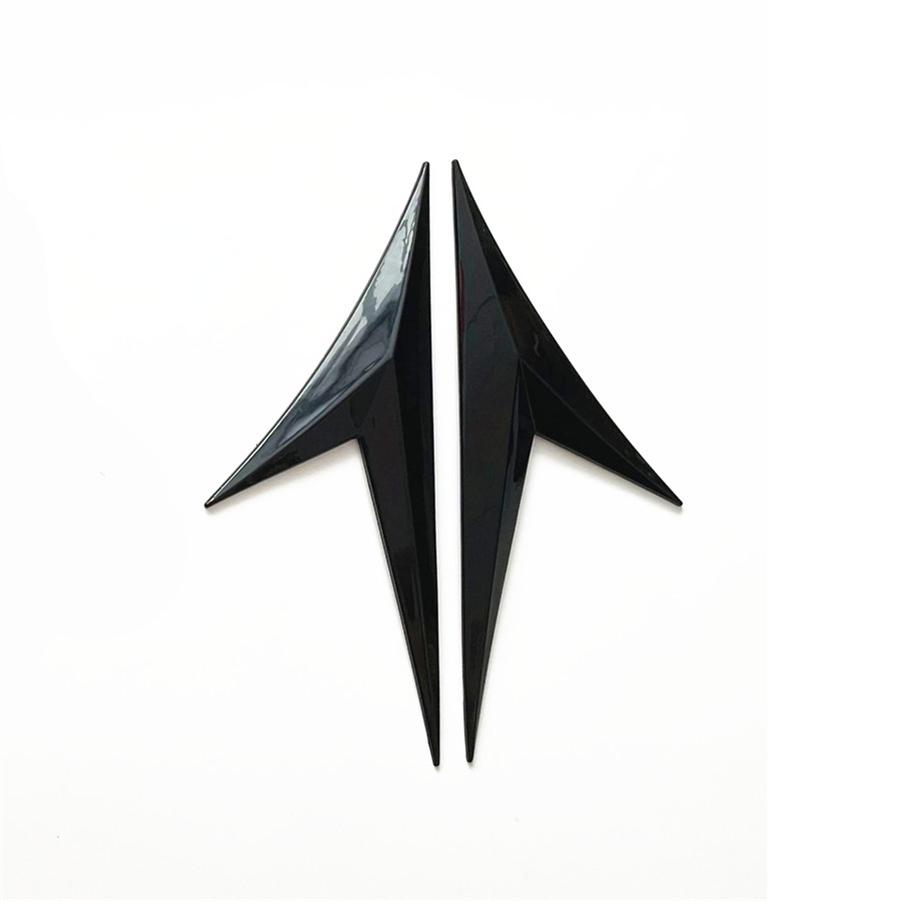 

Decorative Car Side Fender Wing Emble Badge Bonnet Car styling Sticker Glossy
