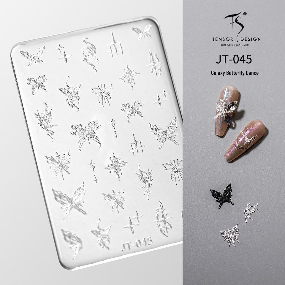 

Силиконовые мультяшные наклейки на ногти в виде бабочек 3D хрустальная форма