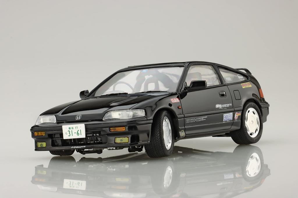 Fujimi Models Serie Touge Honda Cyber SI 1/24 N.2 CR-X Touge-2