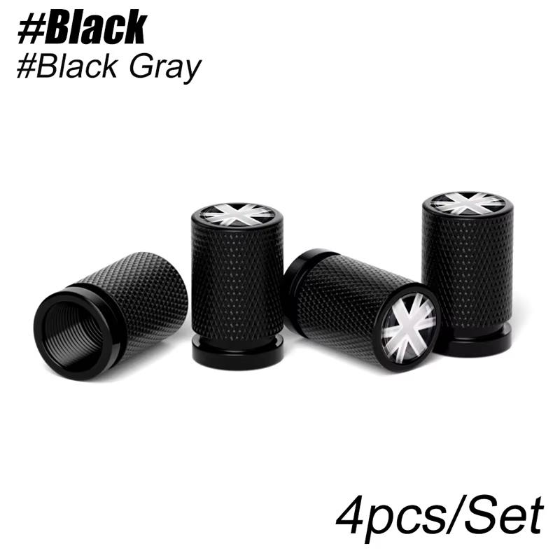 4Pcs New Metal Car Wheel Tire Stem Air Valve Caps Covers For MINI COOPER S JCW F56 F55 F60 R55 R56 R60 Exterior Auto Accessories