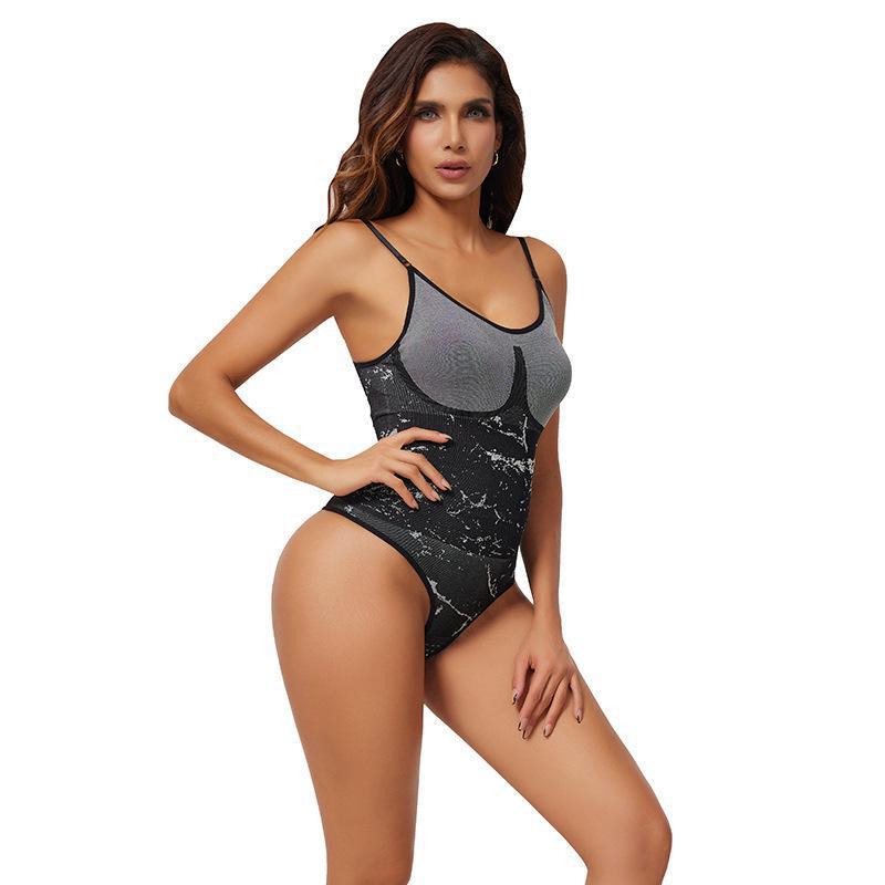 

Боди-стринг без бретелей для женщин: Контроль живота, Формирование талии, Подтяжка ягодиц, Застежка на пуговицах спереди, Открытая ластовица, Треугольный вырез, Формирователь ягодиц для пышных форм S чёрный