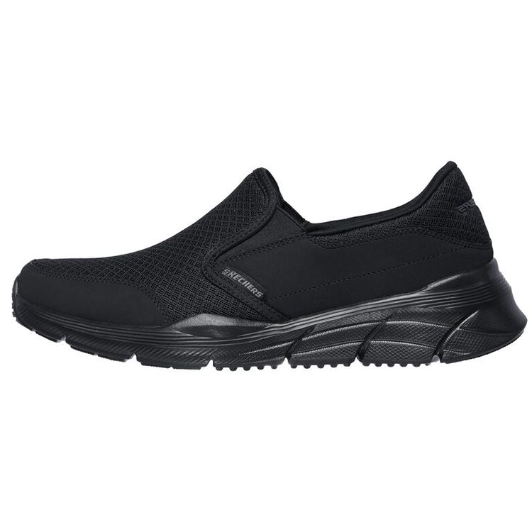 Joom Skechers Men's Black Equalizer 4.0 Mesh Fabric Thick Sole Sports Breathable Low Top Casual Shoes Sneaker 232017-Bbk Cm