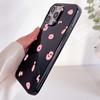 Simple Pink English Pattern Black Phone Case For iPhone 17 16E 16 15 Pro Max 14 13 12 11 Pro X XR XS 7 8 Plus Soft Back Cover
