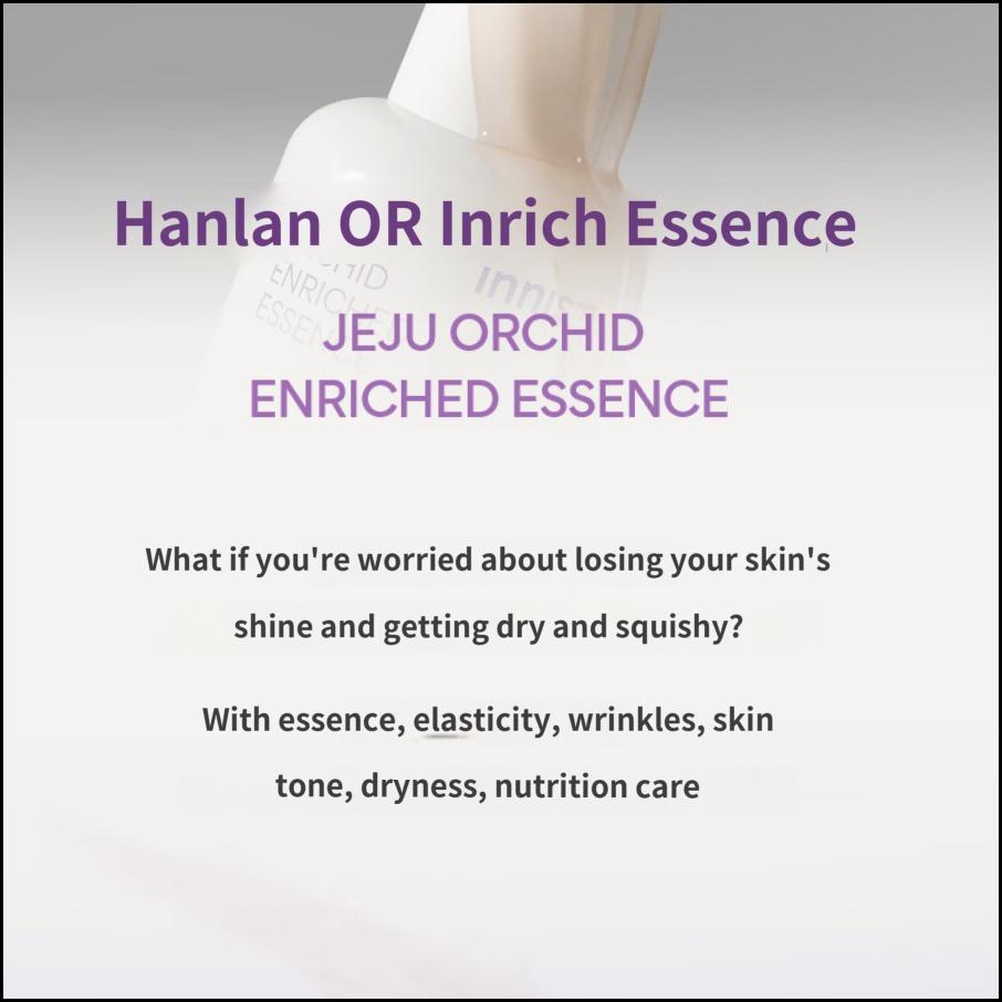 Innisfree Jeju Orchid Enriched Essence 50ml Anti-Aging Hydrating Serum for Smooth, Firm Skin