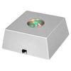 Portable Colorful Changing 3 LED Figurine Light Base Display Base Stand Crystal Home Decor