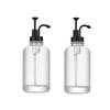Clear Glass Syrup Bottle Precise Dispensing Coffee Bar Accessories Hand Soap Dispenser  Coffee Shop