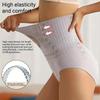 Women‘s Floral Polyamide & Spandex High Waist Shaping Panties Seamless Hip Lift Belly Control Shapewear Slim Briefs for Postpartum Recovery Underwear