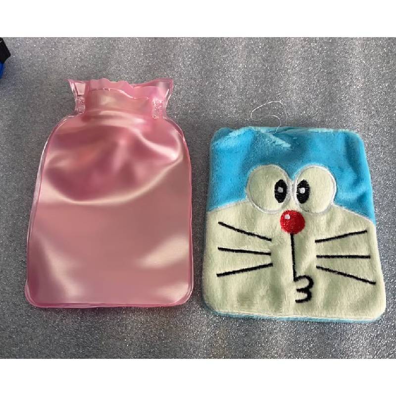 Mini Cartoon Hot Water Bottle With Double Layer Pvc For Winter Hand Heating And Travel Use