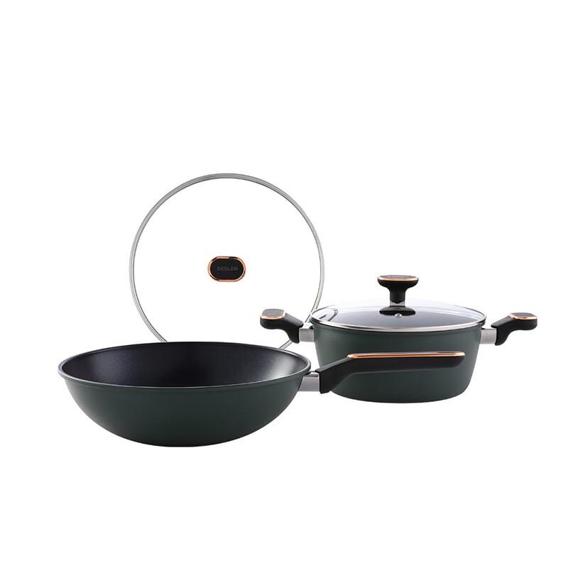 

Desmond Langyi Fine Iron Wok & Soup Pot Set