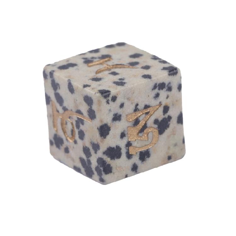 Natural Crystal 6 Sided Round Corner Dices Mult Sided Table Game Dices Math Counting Teaching Tool Mahjong Accessories