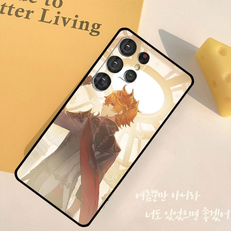 Genshin Impact Tartaglia Phone Case For Samsung Galaxy S25 Ultra S9 S10 S20 S22 S21 S23 FE S24 Plus Back Cover Shell