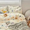 Kids Dinosaur Bedding Sets For Girls Boys  New Single Bed Sheet Set Cartoon Duvet Cover Set Pillowcase Bed Linen No Filler