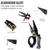 Fishing Activities Aluminum Alloy Fishing Split Ring Pliers Fishing Multitool Shear Protable Lightweight Rust-Proof Hook Remover