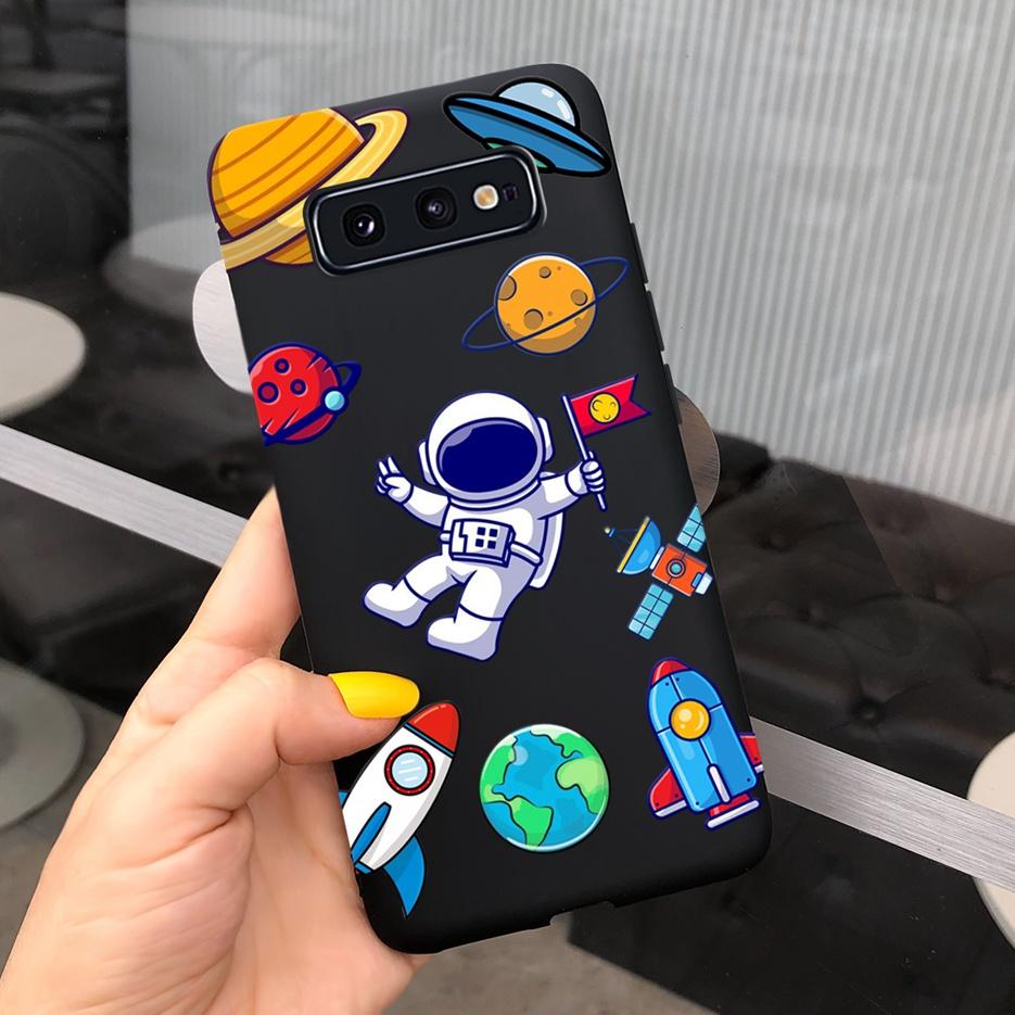 

For Samsung Galaxy S10 S10e S10+ Case Lovely Pattern Soft Silicone Matte Cover Phone Cases For Samsung S10e S10 Plus S10+ Bumper Galaxy S10 Plus