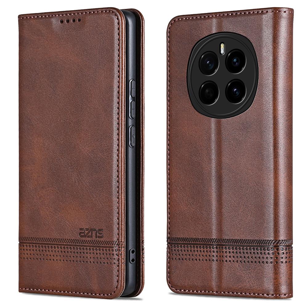 For Honor Magic7 5G Case Cowhide Texture PU Leather Wallet Phone Cover