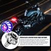 Motorcycle Tail Light Waterproof Dirt Bike Light Colorful Warning Flash Lamp For ATV Night Riding Scooter Outdoor Safety