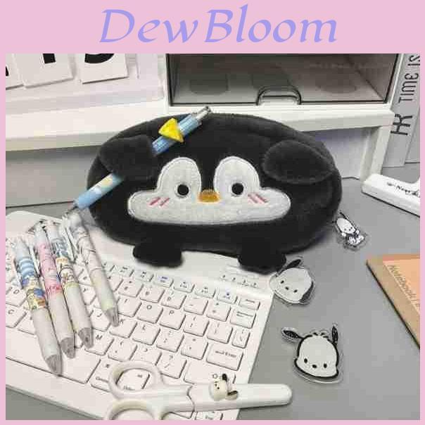 Cute Penguin Pen Holder Soft Material Kids Organizer With High Storage Space For School