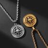 Naszyjnik Kompas Kompas Luksusowy Prosty Styl Wisiorek