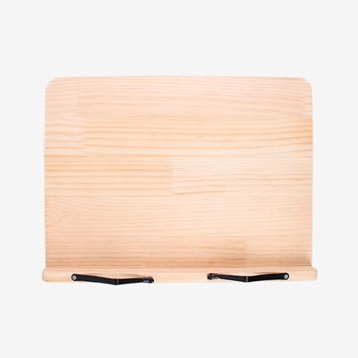 Book Stand Multifunctional Wood Reading Stand Adjustable Laptops Tablets Book Holder with Metal