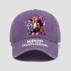 Demon Hunter Girls' Printed Baseball Cap, Retro Baseball Cap, Casual Cotton Sports Washed Cap